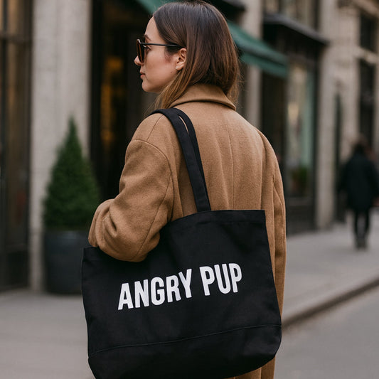 Angry Pup Tote Bag