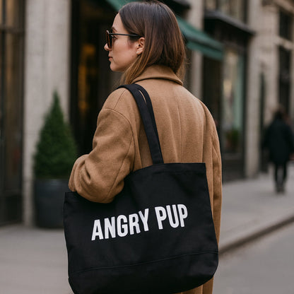 Angry Pup Tote Bag